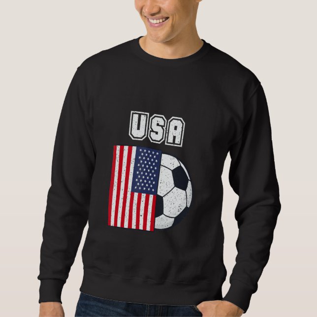 Moletom Bandeira da Seleção de Futebol dos EUA (Frente)