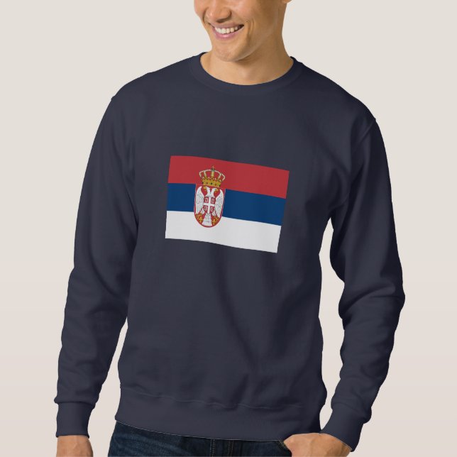 Moletom Bandeira da Sérvia (Frente)