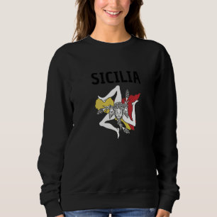 Moletom Bandeira da Sicília Sicília Palermo Itália 12