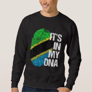 Moletom Bandeira da Tanzânia Dna Heritage Roots Pride Tee