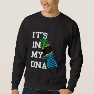 Moletom Bandeira da Tanzânia Está no Meu DNA Molécula Orgu