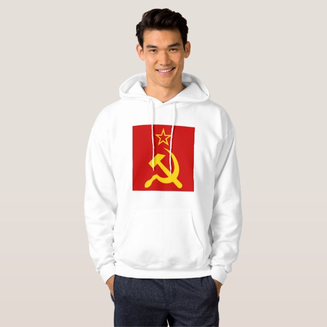 Moletom Bandeira da URSS - Bandeira da União Soviética (Frente Completa)