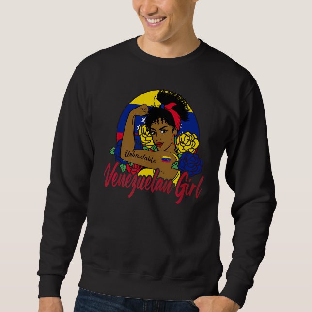 Moletom Bandeira da Venezuela Mujer Venezolana (Frente)