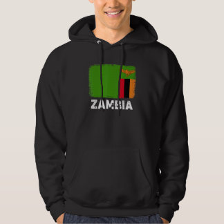 Moletom Bandeira da Zâmbia Apoie Pessoas Zambianas Mulhe