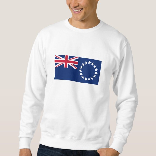 Moletom Bandeira das Ilhas Cook (Frente)