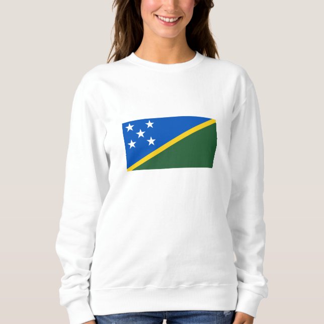 Moletom Bandeira das Ilhas Salomão (Frente)
