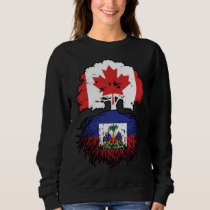 Moletom Bandeira das Raízes da Árvore do Haiti no Canadá
