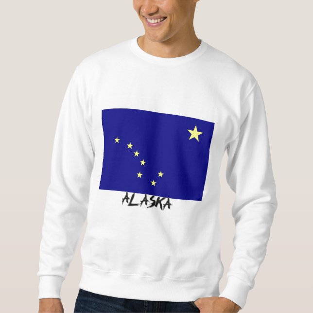 Moletom Bandeira de Alaska (Frente)