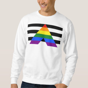 Moletom Bandeira de aliado straight da SlipperyJoe lisa ar