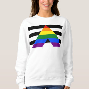 Moletom Bandeira de aliado straight da SlipperyJoe's lisa 