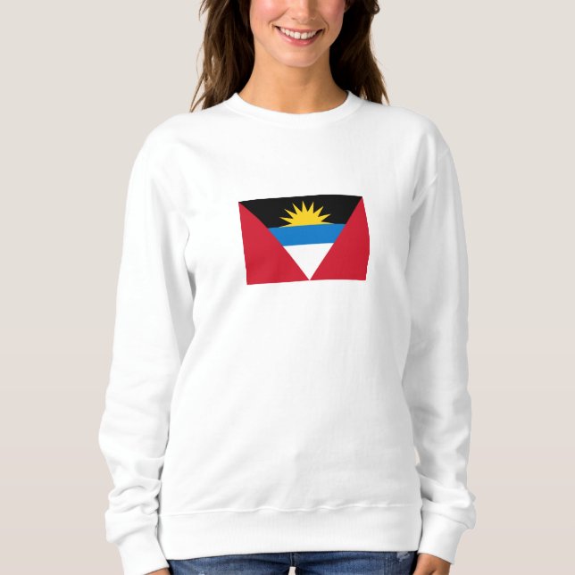 Moletom Bandeira de Antígua e Barbuda Patriótica (Frente)