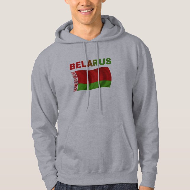 Moletom Bandeira de Belarus (ondulada) (Frente)