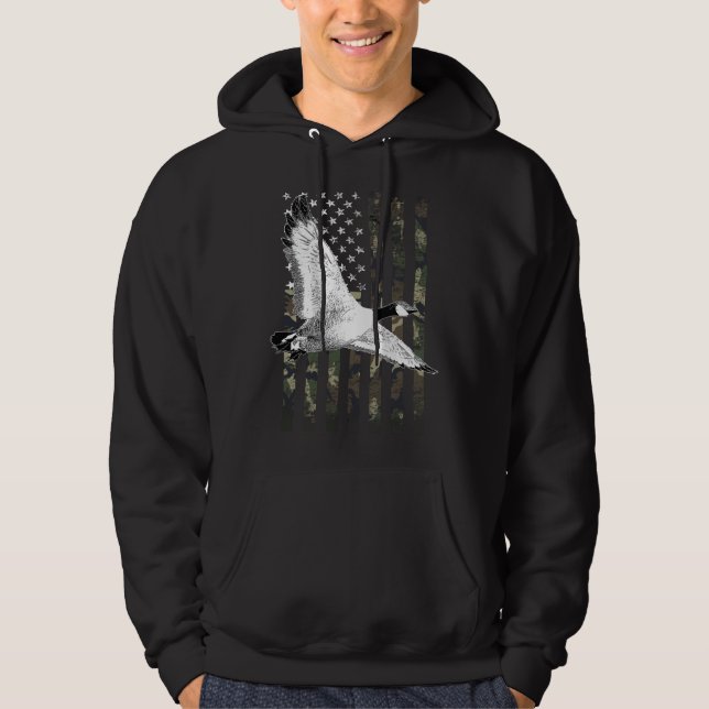 Moletom Bandeira de Camuflagem para Caça de Ganso (no Vers (Frente)