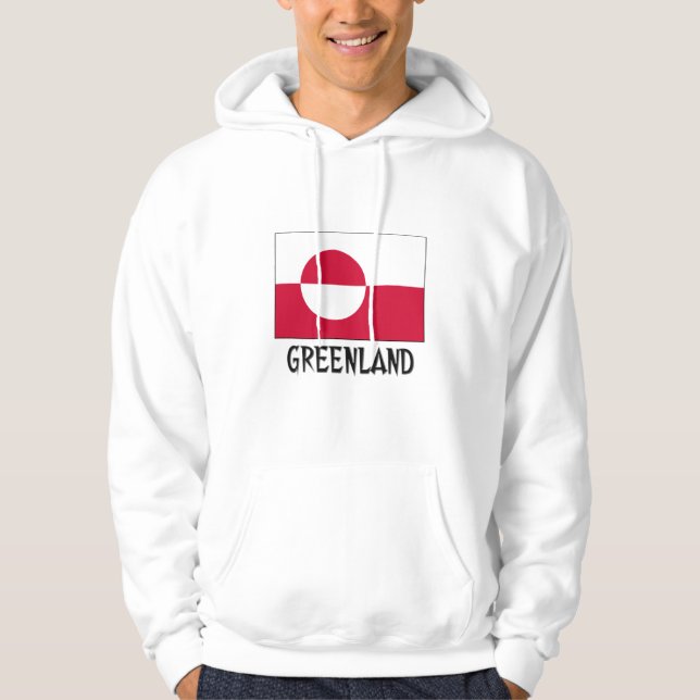 Moletom Bandeira de Greenland (Frente)