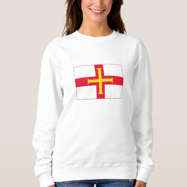 Moletom Bandeira de Guernsey (Frente)