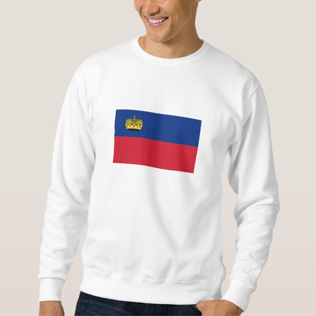 Moletom Bandeira de Liechtenstein (Frente)
