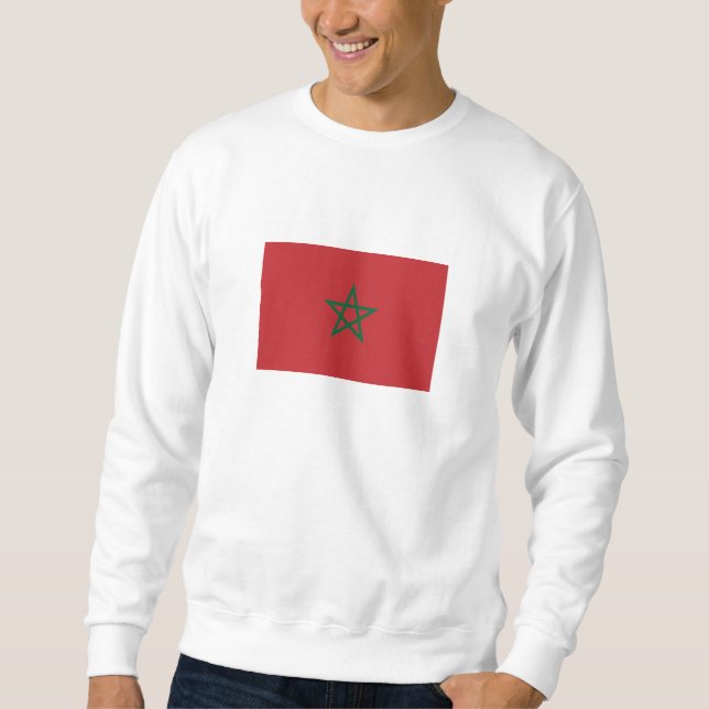 Moletom Bandeira de Marrocos (Frente)