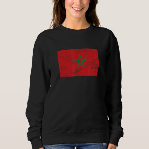 Moletom Bandeira de Marrocos Para Marroquinos Orgulhosos E