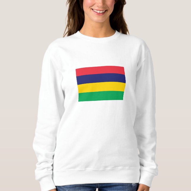 Moletom Bandeira de Maurícia (Frente)
