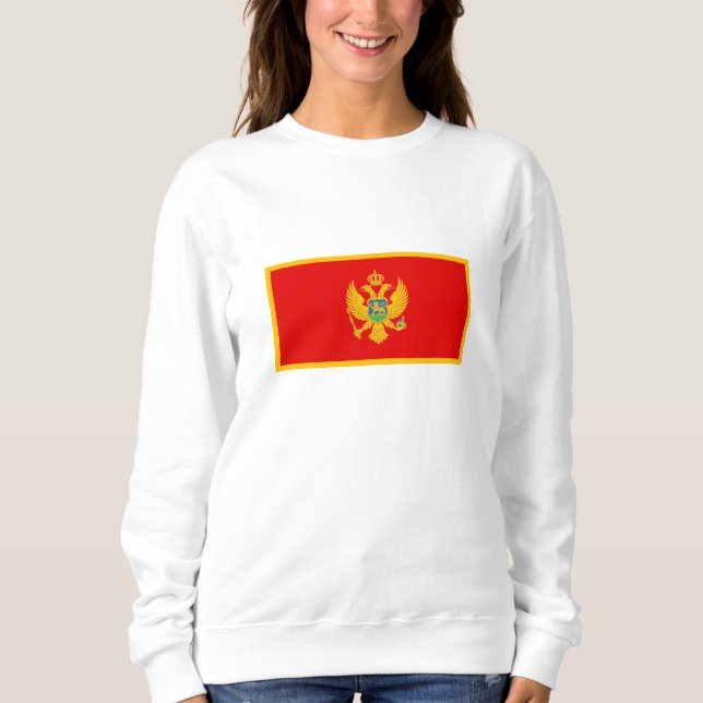 Moletom Bandeira de Montenegro (Frente)