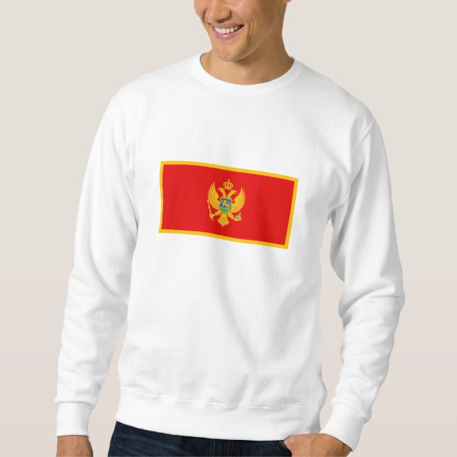 Moletom Bandeira de Montenegro (Frente)