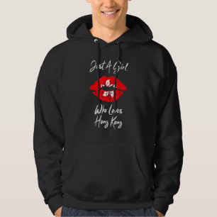 Moletom Bandeira de Mulheres Meninas Lip Hong Kong