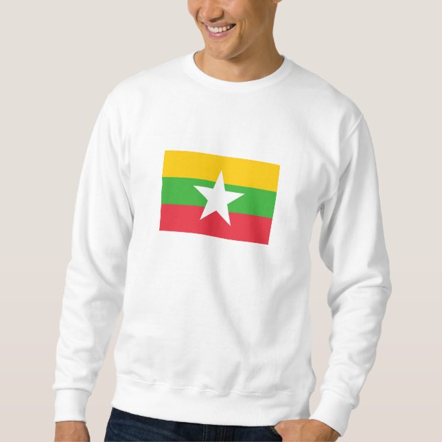 Moletom Bandeira de Myanmar (Frente)