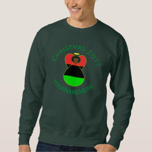 Moletom Bandeira de Natal Anjo da Diáspora Africana Person