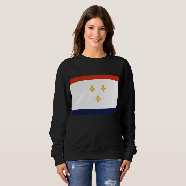 Moletom Bandeira de Nova Orleans (Frente Completa)