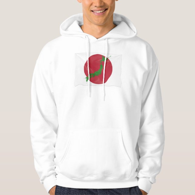 Moletom Bandeira de país japonesa (Frente)