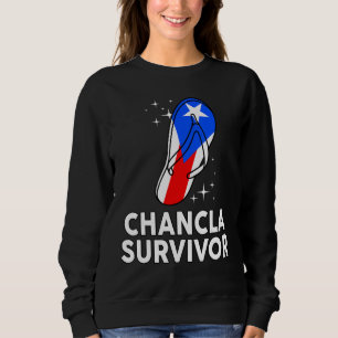Moletom Bandeira de Porto Rico La Chancla Sobrevivente Ric