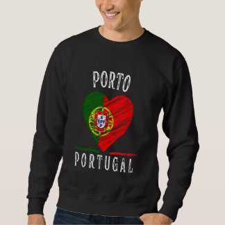 Moletom Bandeira de Portugal Coração Cidade do Porto