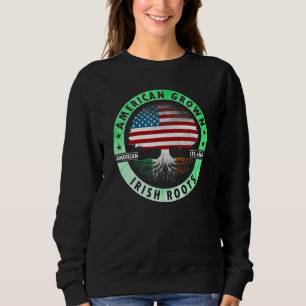 Moletom Bandeira de raízes irlandesas cultivada americana