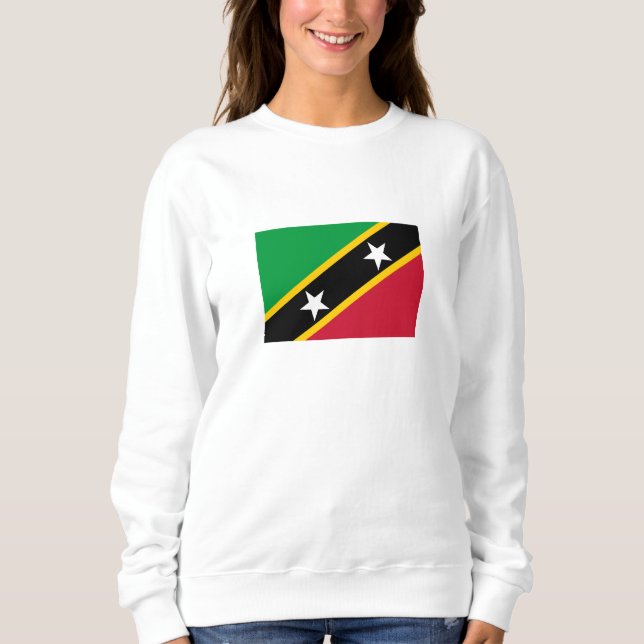 Moletom Bandeira de São Cristóvão e Nevis (Frente)