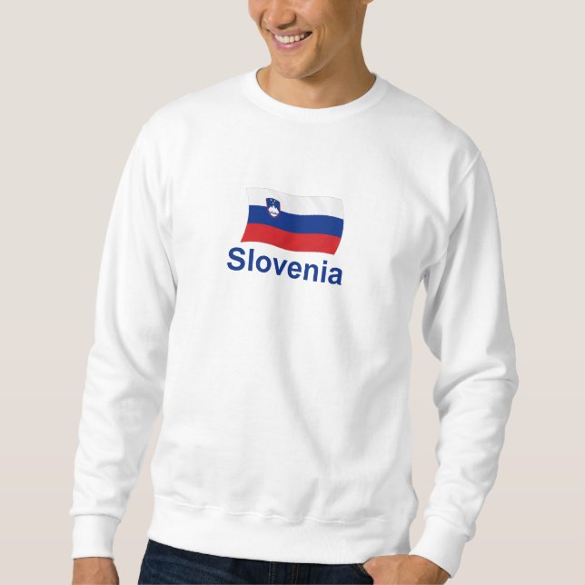 Moletom Bandeira de Slovenia - w/inscription (Frente)