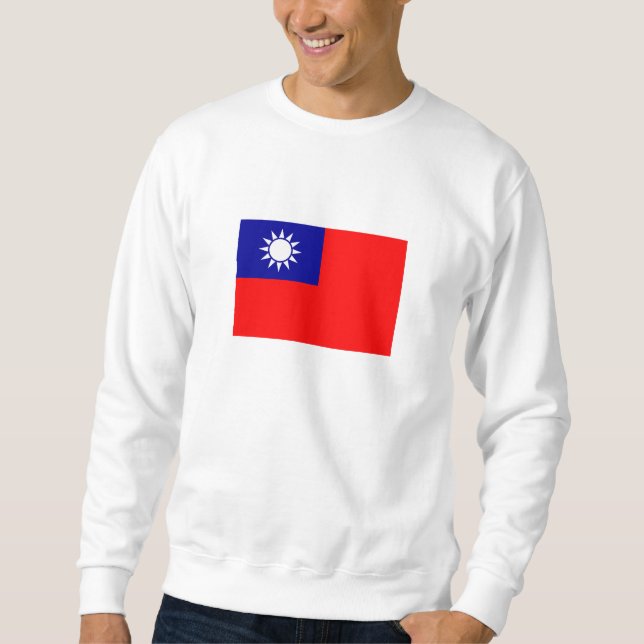 Moletom Bandeira de Taiwan (Frente)