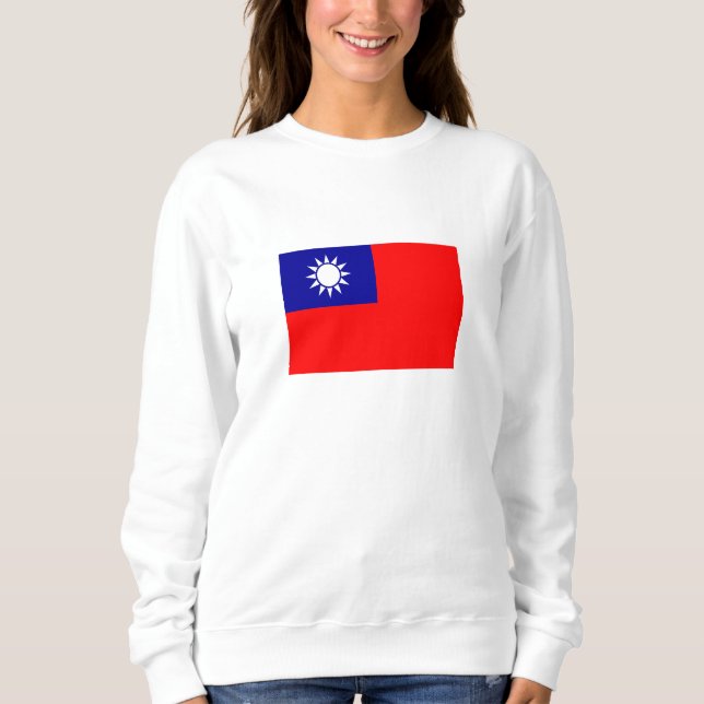 Moletom Bandeira de Taiwan (Frente)