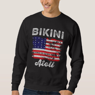 Moletom Bandeira do Atoll Bikini Afetado Sinalizador Bikin
