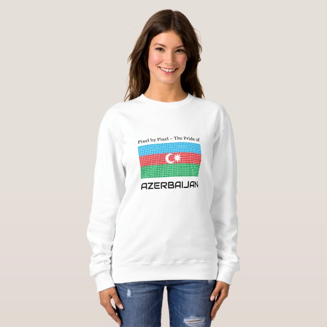 Moletom Bandeira do Azerbaijão (Frente Completa)