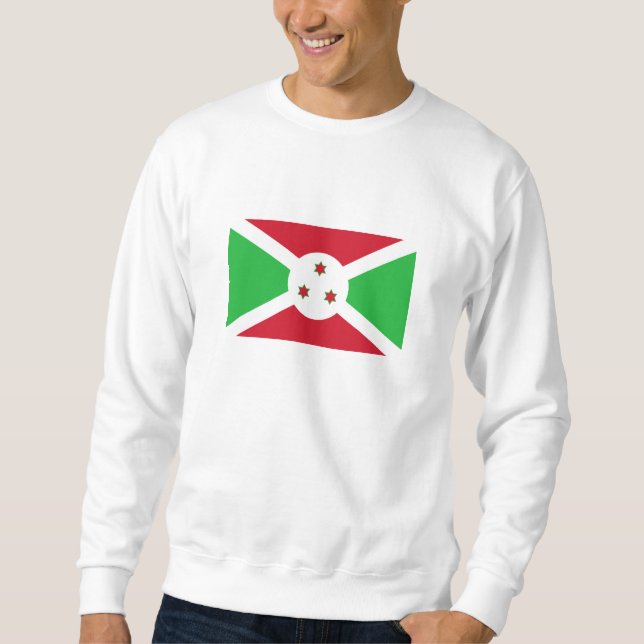 Moletom Bandeira do Burundi Patriótico (Frente)