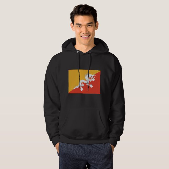 Moletom Bandeira do Butão (Frente Completa)