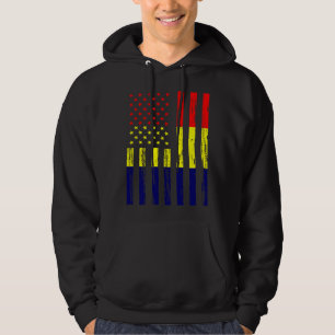 Moletom Bandeira do Chade América EUA Está no meu DNA para