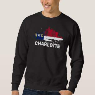 Moletom Bandeira do Estado da Carolina do Norte Charlotte