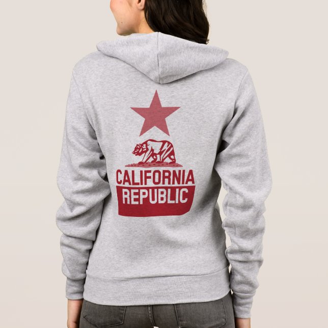 Moletom Bandeira do Estado da REPÚBLICA DA CALIFÓRNIA (Verso)