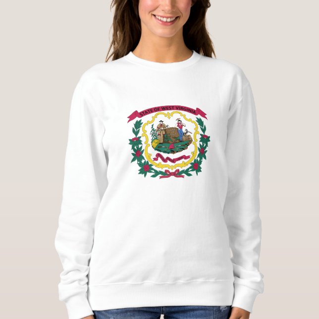 Moletom Bandeira do Estado da Virgínia Ocidental (Frente)