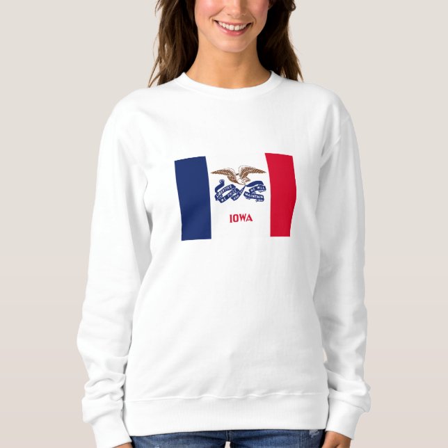 Moletom Bandeira do Estado de Iowa (Frente)