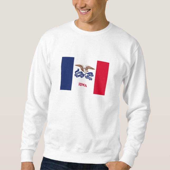 Moletom Bandeira do Estado de Iowa (Frente)