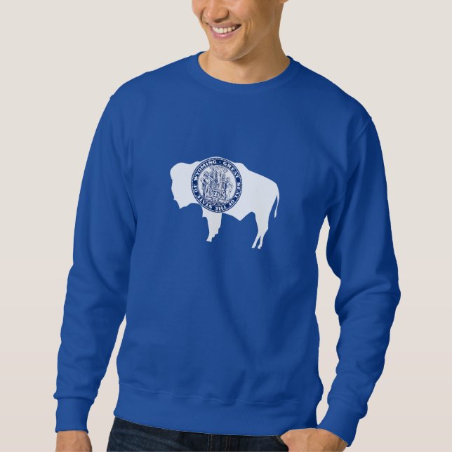 Moletom Bandeira do Estado de Wyoming (Frente)
