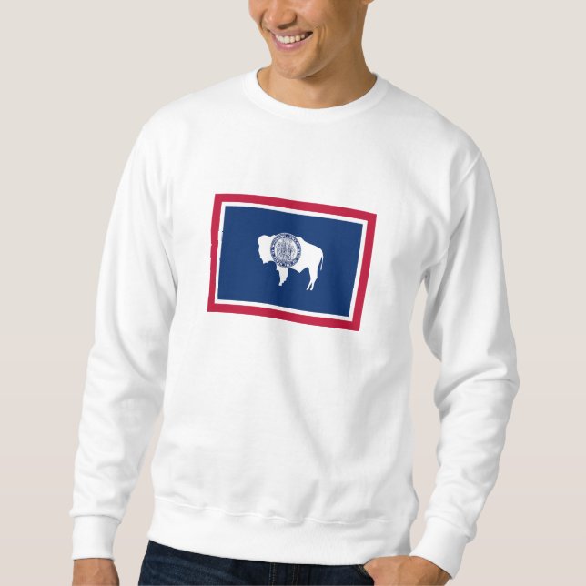 Moletom Bandeira do estado de Wyoming (Frente)