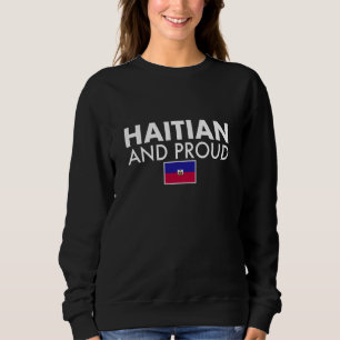 Moletom Bandeira do Haiti Orgulhosa